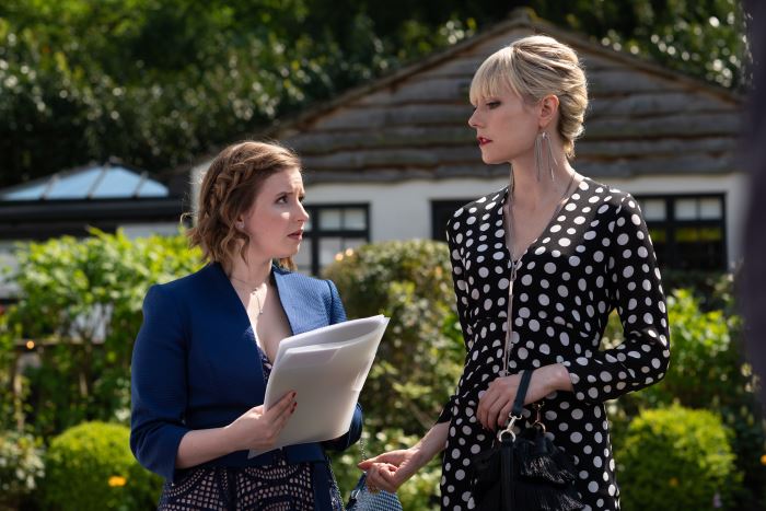 Melody and Eve will fight their own fears in the season finale of 'Flack'. (Source: Pop TV)
