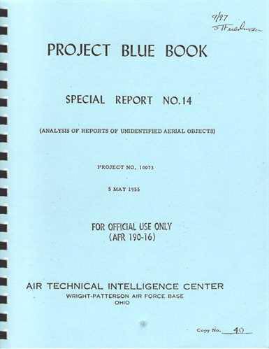 Project Blue Book was one of a series of systematic studies of unidentified flying objects (UFOs) conducted by the United States Air Force. (Facebook)