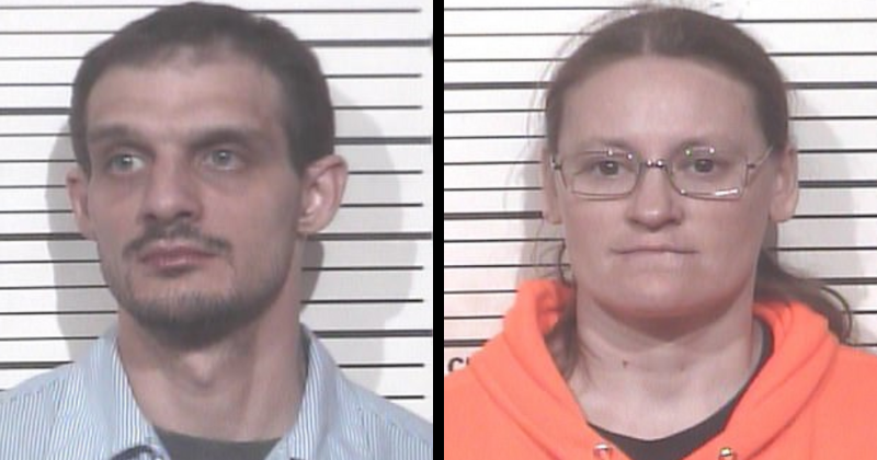 Pierce and Woodworth have been arrested on child abuse charges (Source: Paris Police Department)