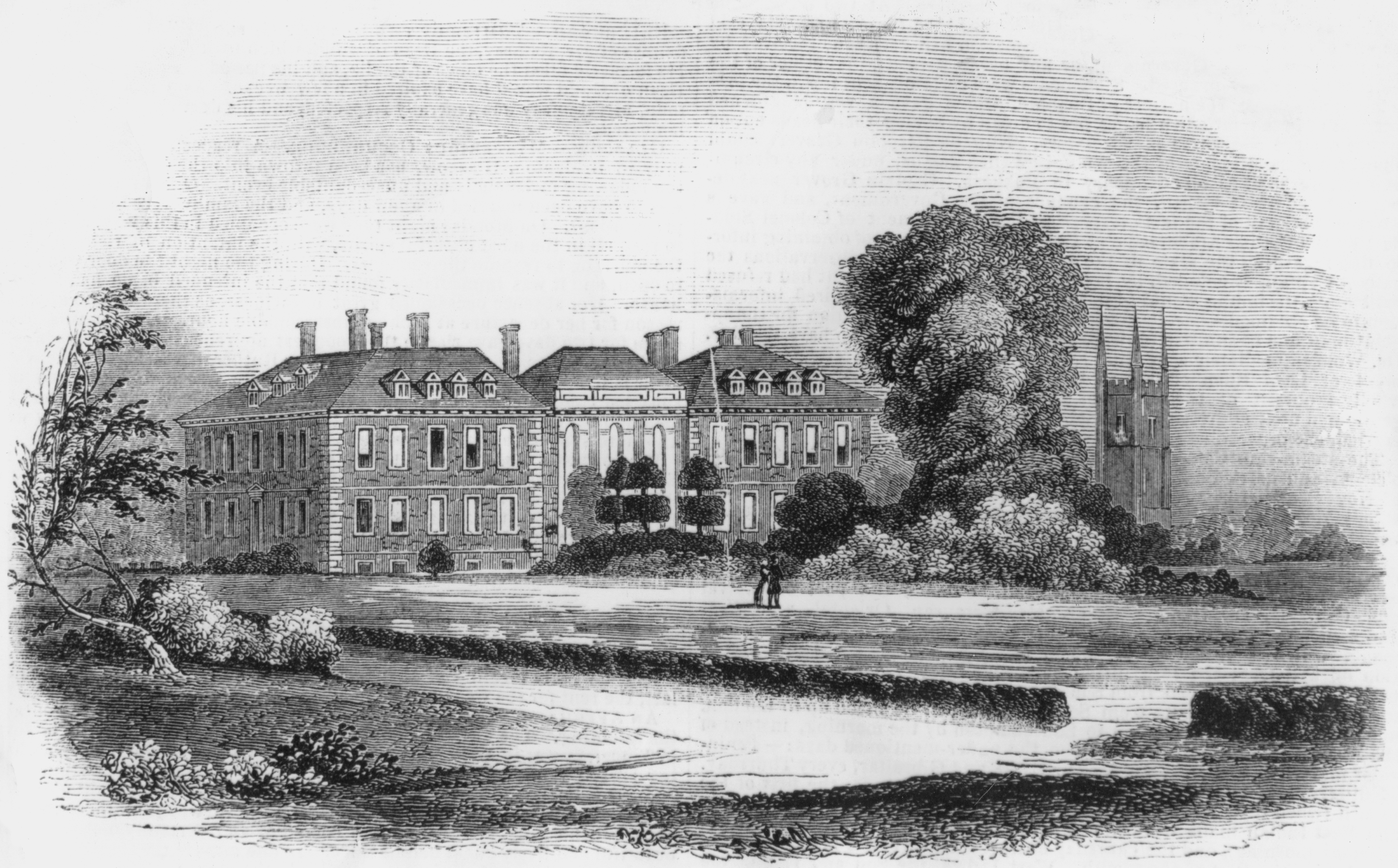 Marlborough Collegiate School, Wiltshire, circa 1820 (Getty Images)