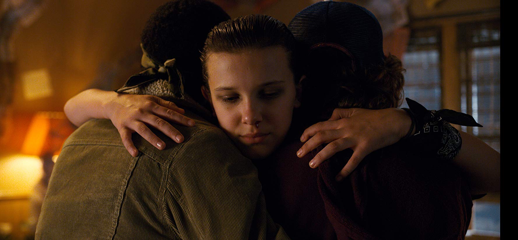 Eleven got lucky with finding friends who could put everything in line for her. (IMDb)