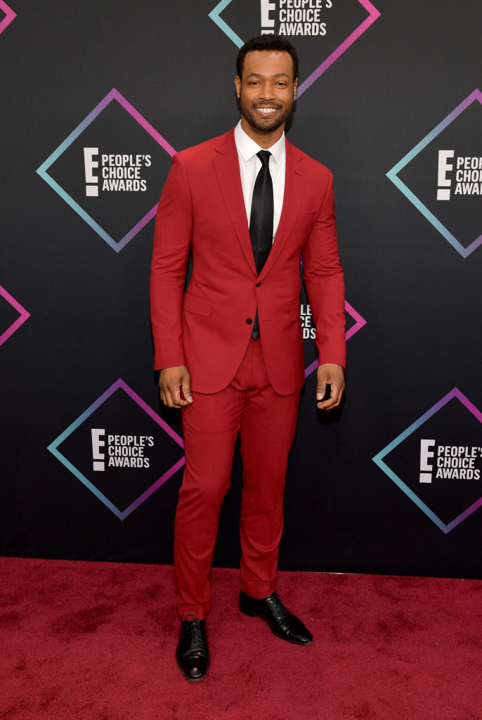Isaiah Mustafa attends the People's Choice Awards 2018 at Barker Hangar on November 11, 2018 in Santa Monica, California. (Photo by Matt Winkelmeyer/Getty Images)