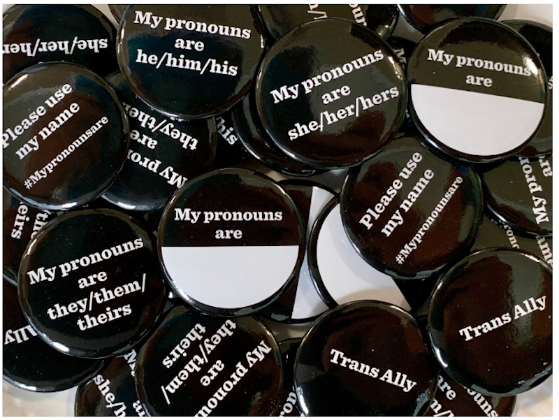 The council said that wearing the stickers in secondary schools is voluntary. (Brighton & Hove City Council)