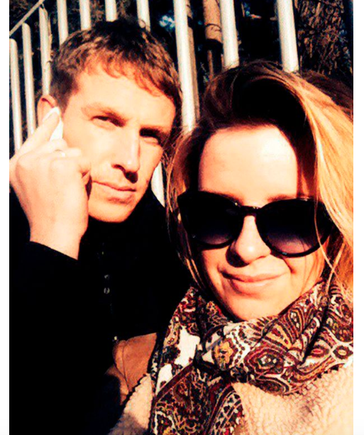 Savva Nikitin pictured with wife Maria Nikitin. (Courtesy: Lifo)