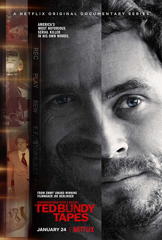 Official poster for Conversations With A Killer: The Ted Bundy Tapes (Source: IMDb)