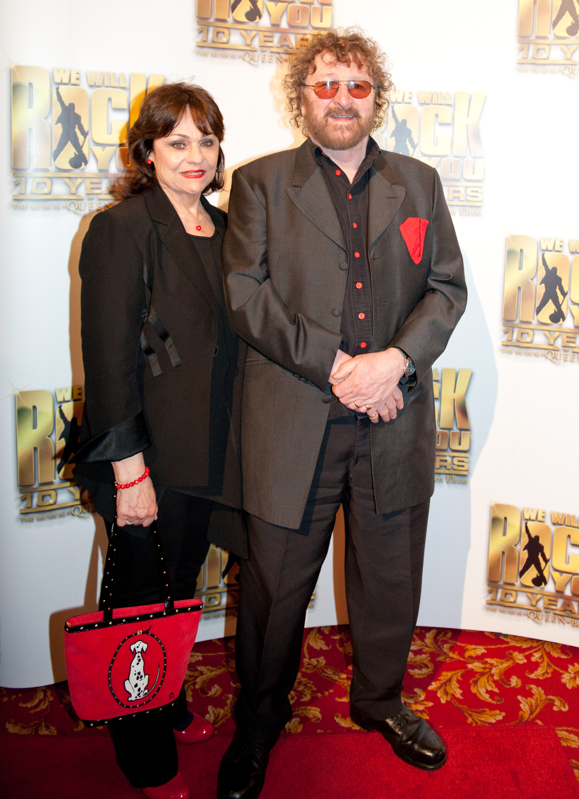 Chas Hodges attends the We Will Rock You 10 Year Anniversary Celebration performance at The Dominion Theatre on May 14, 2012 in London, England.