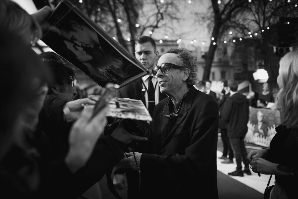 Tim Burton attends the European Premiere of Disney's 'Dumbo' at The Curzon Mayfair on March 21, 2019, in London, England. (Source: Gareth Cattermole/Getty Images for Disney)