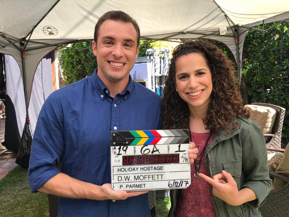 Holiday Hostage co-creators/stars David Storch and Abby Walla. (Facebook)
