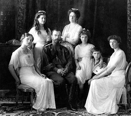 The Romanov family (Wikipedia)