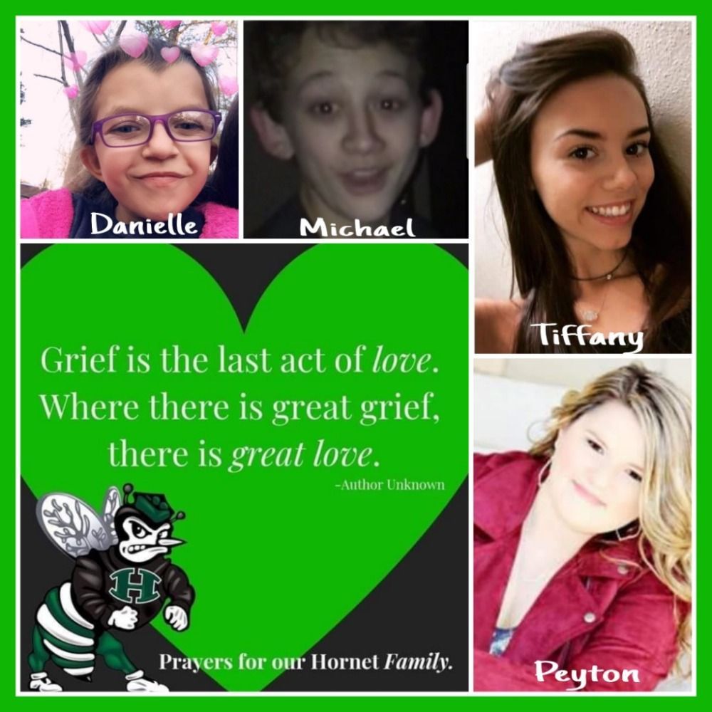 The three siblings and a family friend were killed in the crash (Source: GoFundMe)