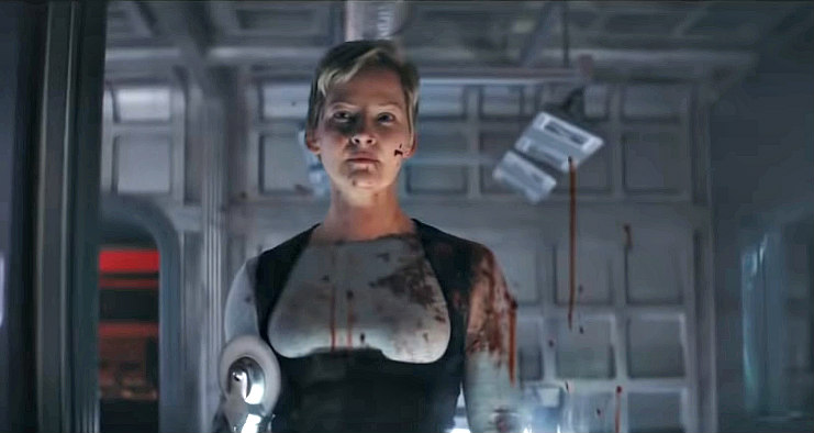 Gretchen Mol as Agatha in Nightflyers.