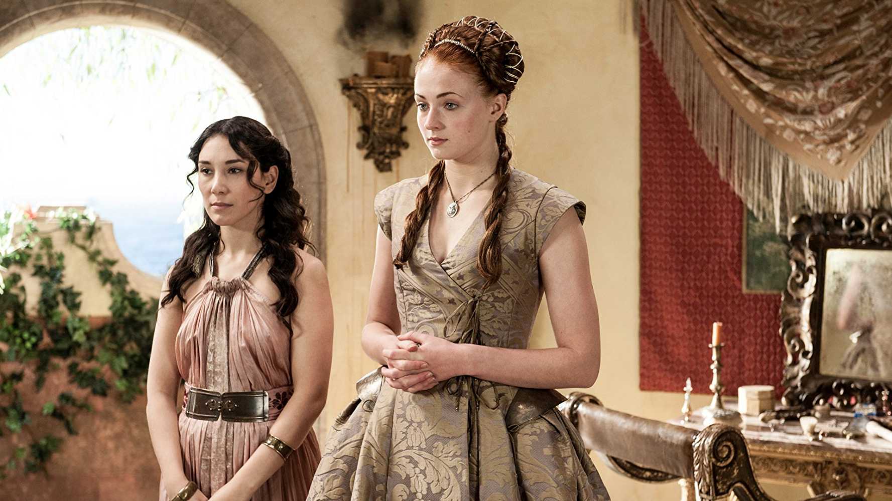 Sansa had started off as just another pretty face in King's Landing. (IMDb)