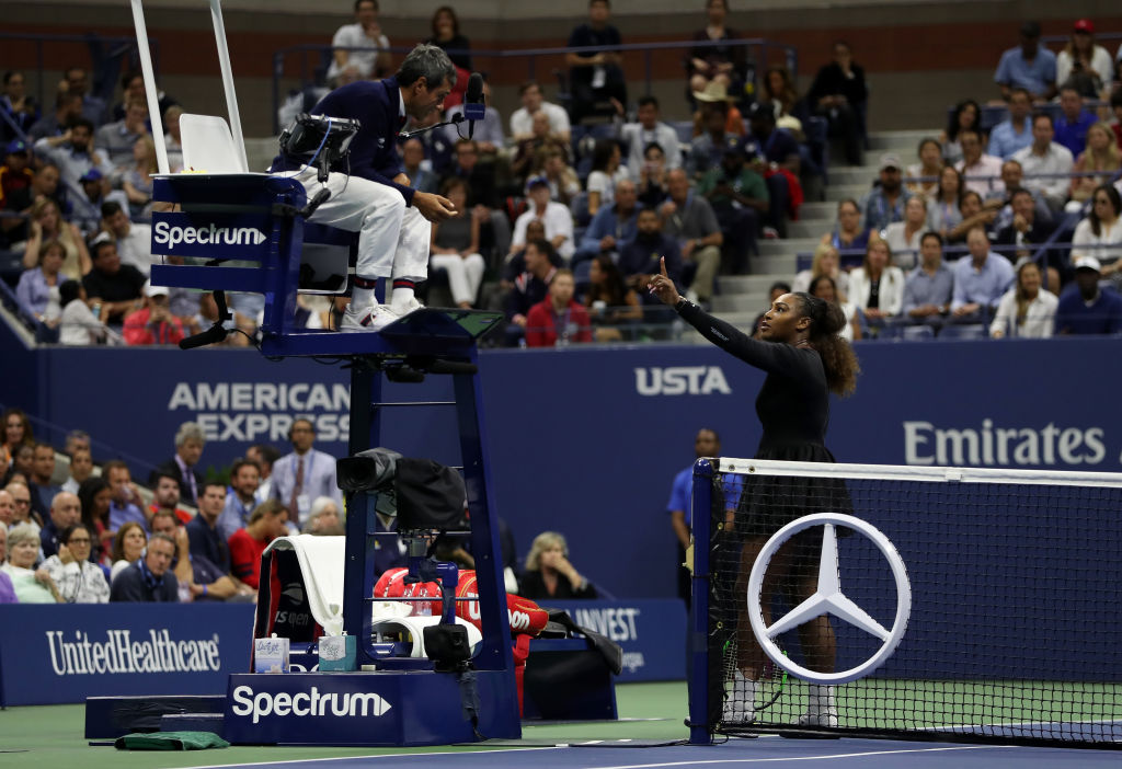 The tennis star called Ramos a "thief" and a "liar" (Source: Matthew Stockman/Getty Images)