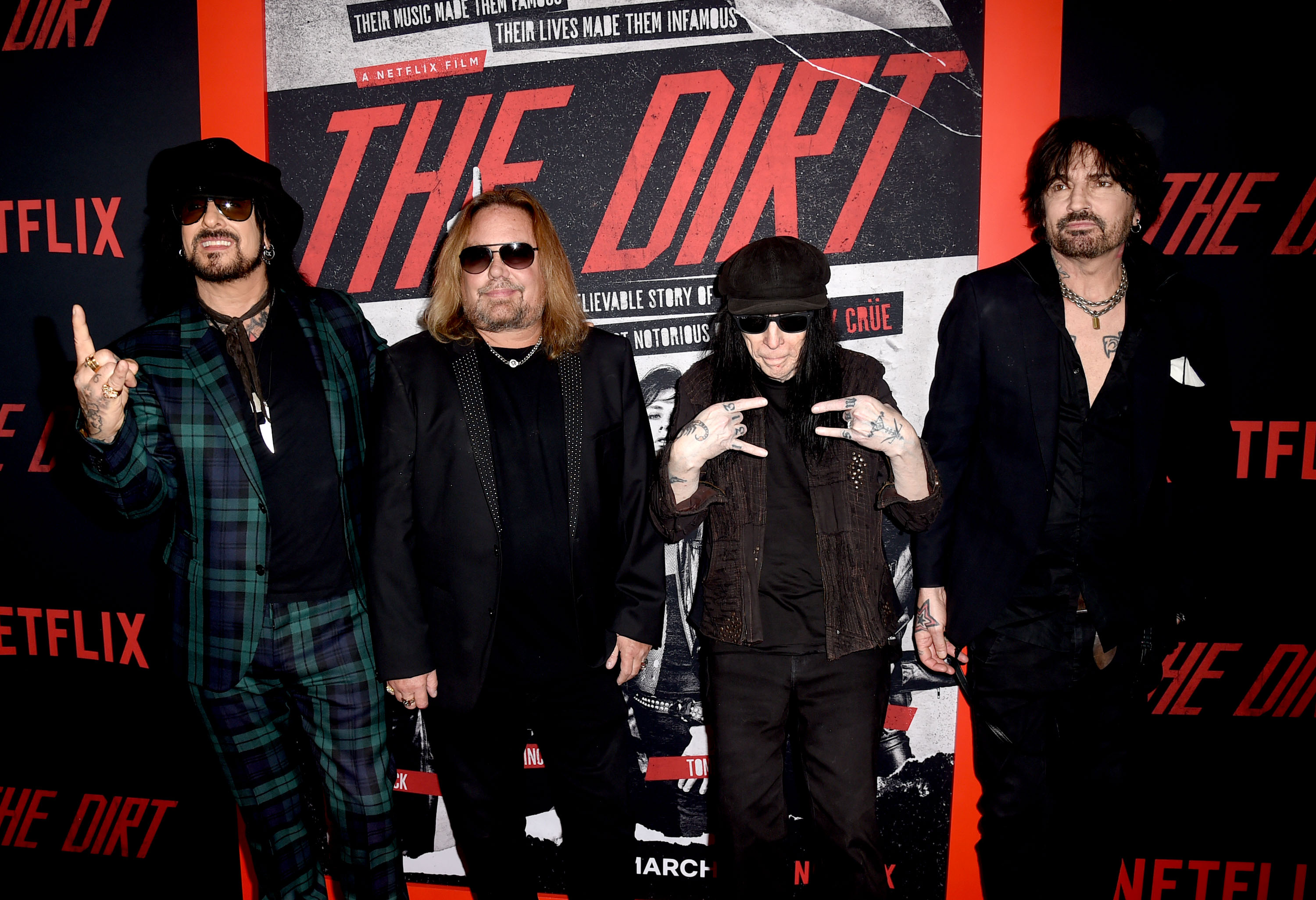 Mötley Crüe's popularity has soared following the release of 'The Dirt' (Source: Kevin Winter/Getty Images)