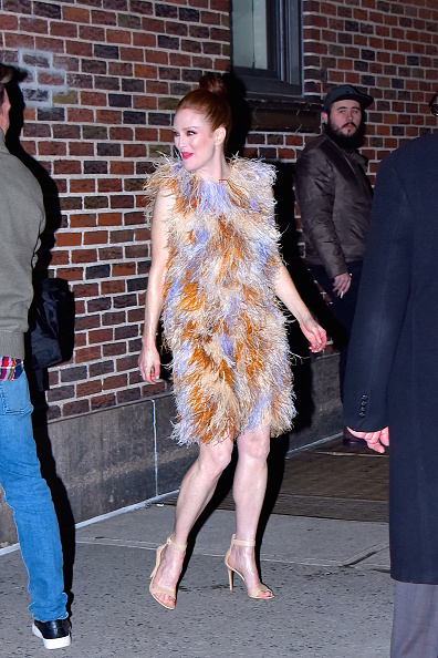 Julianne Moore seen out and about in Manhattan on March 4, 2019 in New York City. (Photo by Robert Kamau/GC Images)