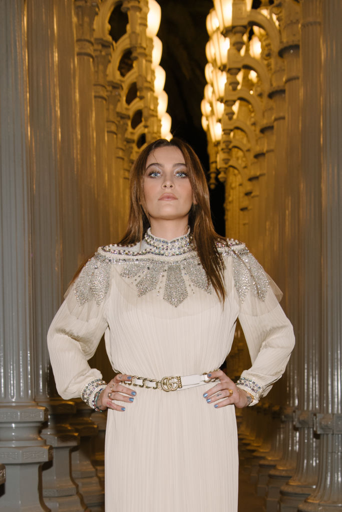 Paris Jackson attends the 2018 LACMA Art + Film Gala honoring Catherine Opie and Guillermo del Toro presented by Gucci at LACMA on November 3, 2018 in Los Angeles, California. (Photo by Emma McIntyre/Getty Images for LACMA)