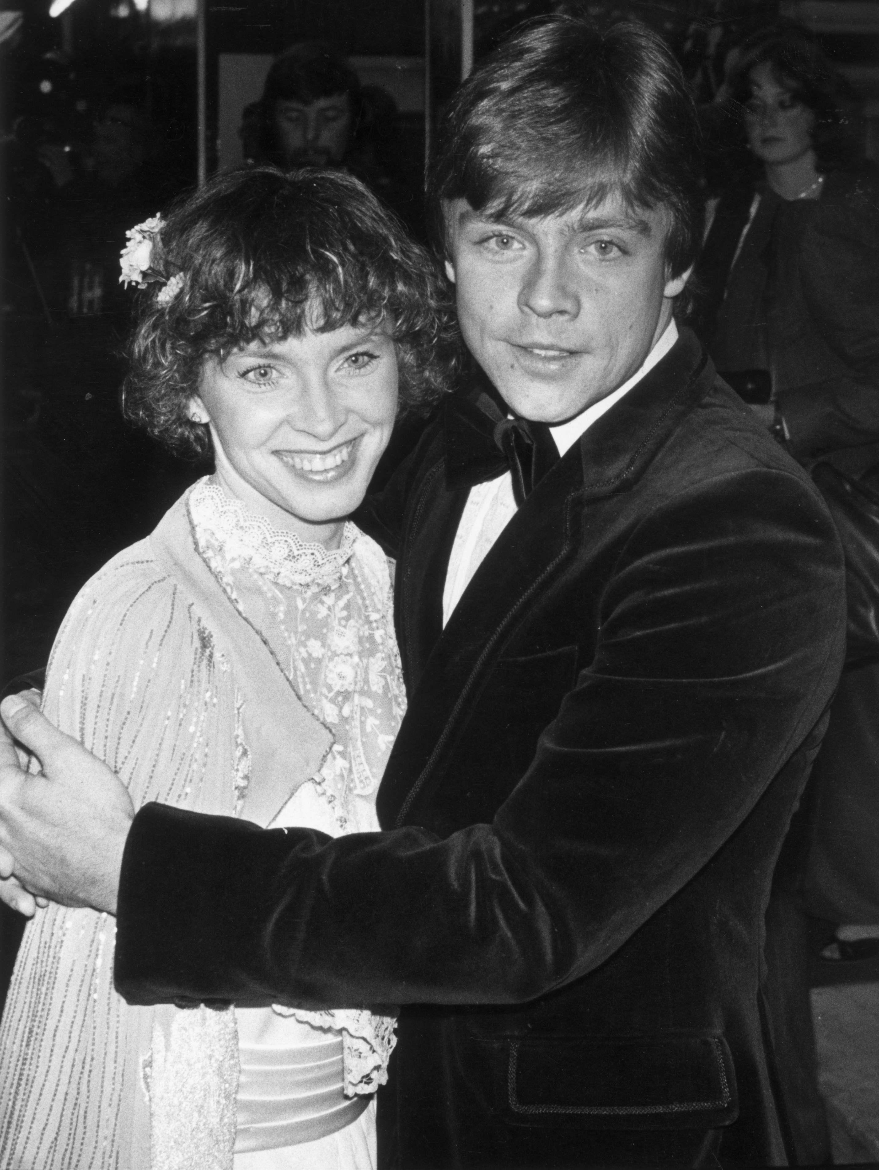 Actor Mark Hamill, who played Luke Skywalker in the 'Star Wars' series of films, attending the royal premiere of 'The Empire Stikes Back' with his wife Mary Lou, in London. (Photo by Michael Fresco/Evening Standard/Getty Images)