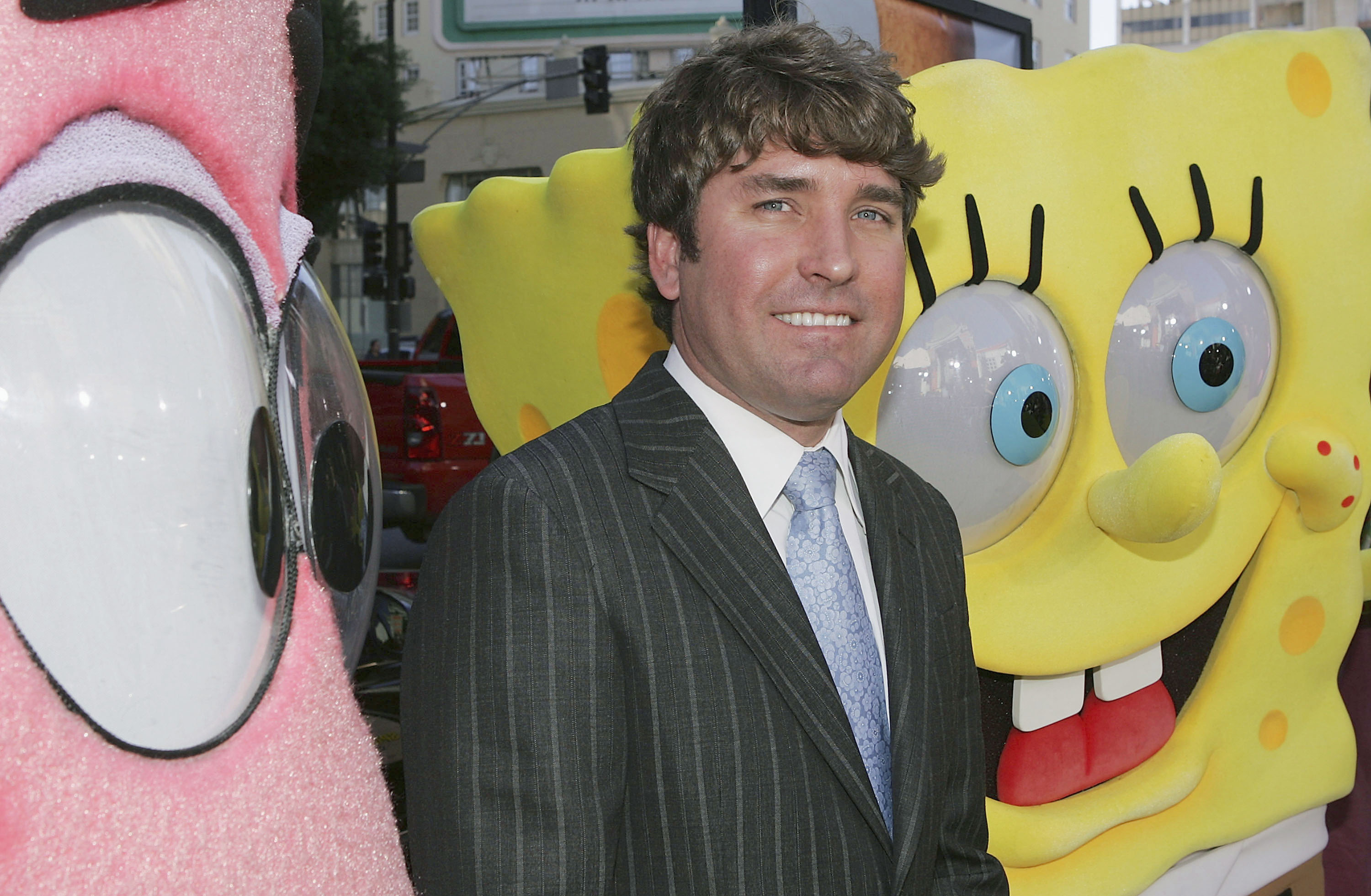 Director Stephen Hillenburg attends the film premiere of 'The Spongebob Squarepants Movie' at the Grauman's Chinese Theatre November 14, 2004 in Los Angeles, California.