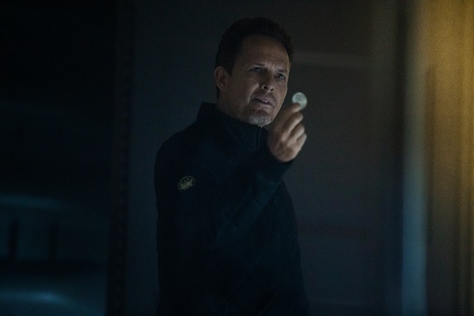 A still of Mr Town in the second episode of 'American Gods'. (Source: Starz)