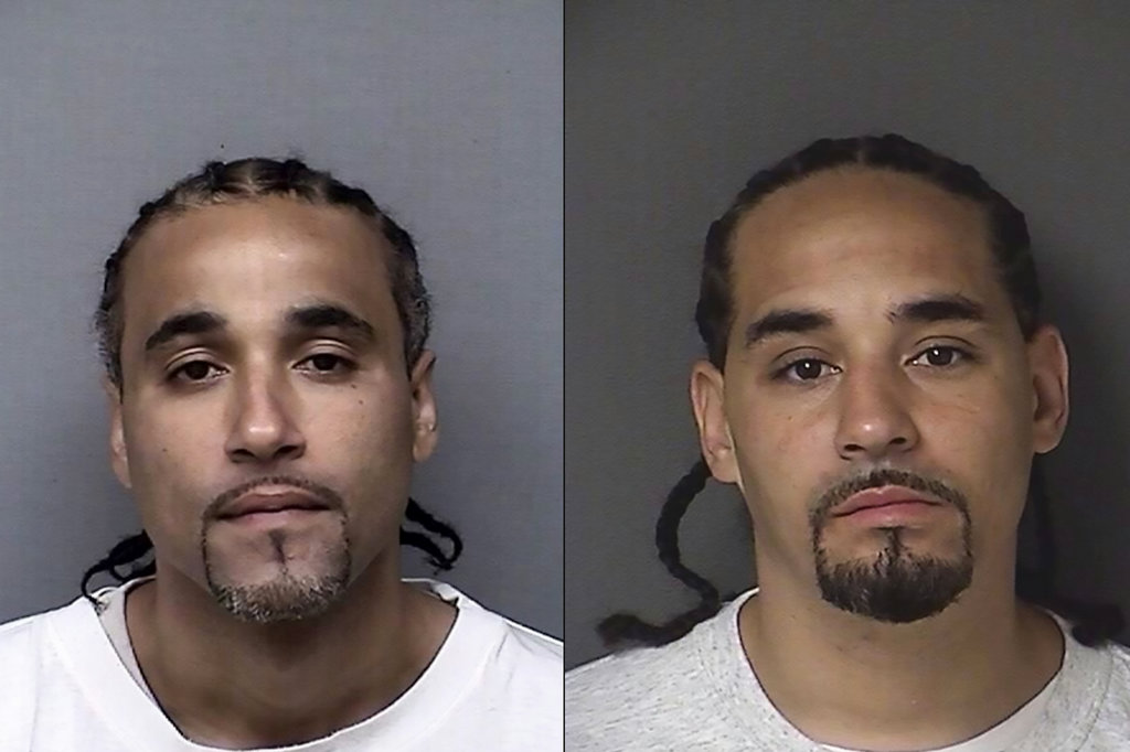 Richard Anthony Jones (left) and his lookalike Ricky Amos (right)
Source: Kansas Department of Corrections