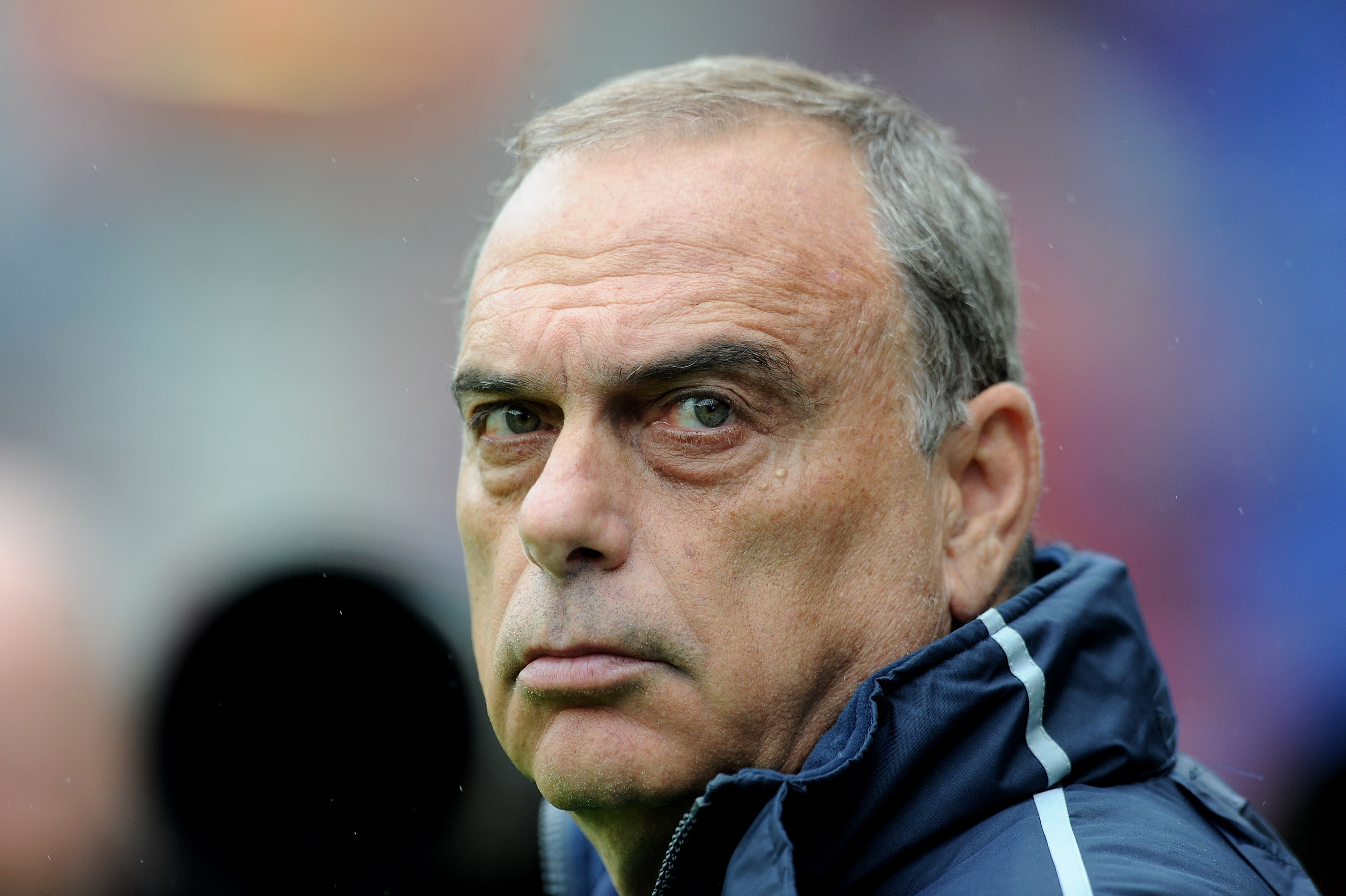 West Ham United Manager Avram Grant looks on prior to the Barclays Premier League match between Wigan Athletic and West Ham United at the DW Stadium on May 15, 2011 in Wigan, England.
