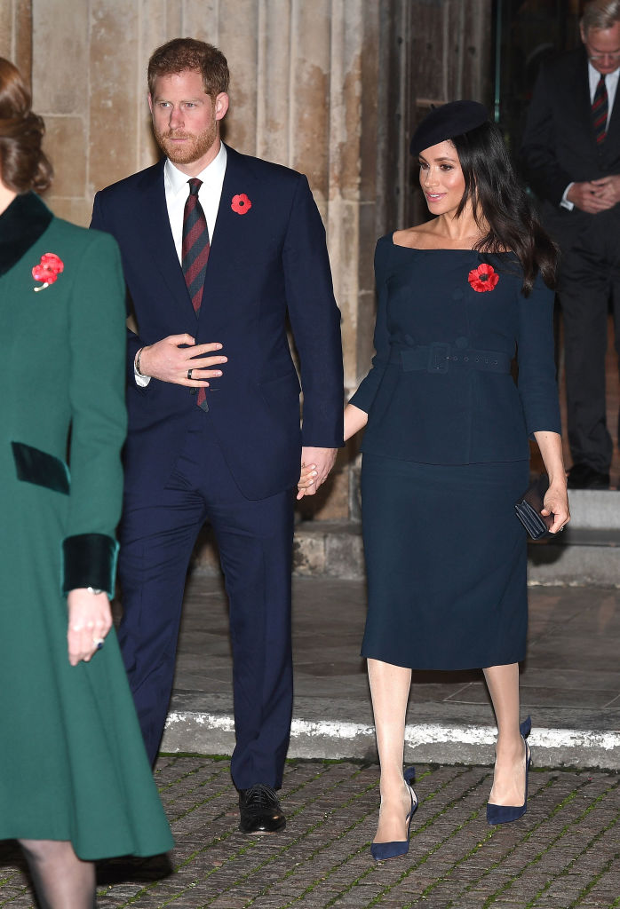 Kim is apparently very keen on standing out from the pool of gifts sent to the Royals, which is why she's looking for diamond baby jewelry and designer onesies. (Source: Getty Images)