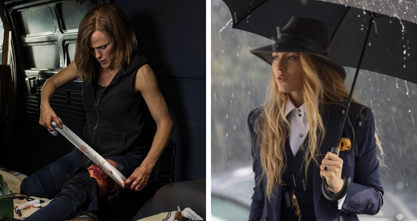 Jennifer Garner (L) and Blake Lively (R) both made their Hollywood comebacks with revenge thrillers