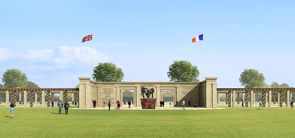 The design for the British Normandy memorial (Source: The Normandy Memorial Trust)