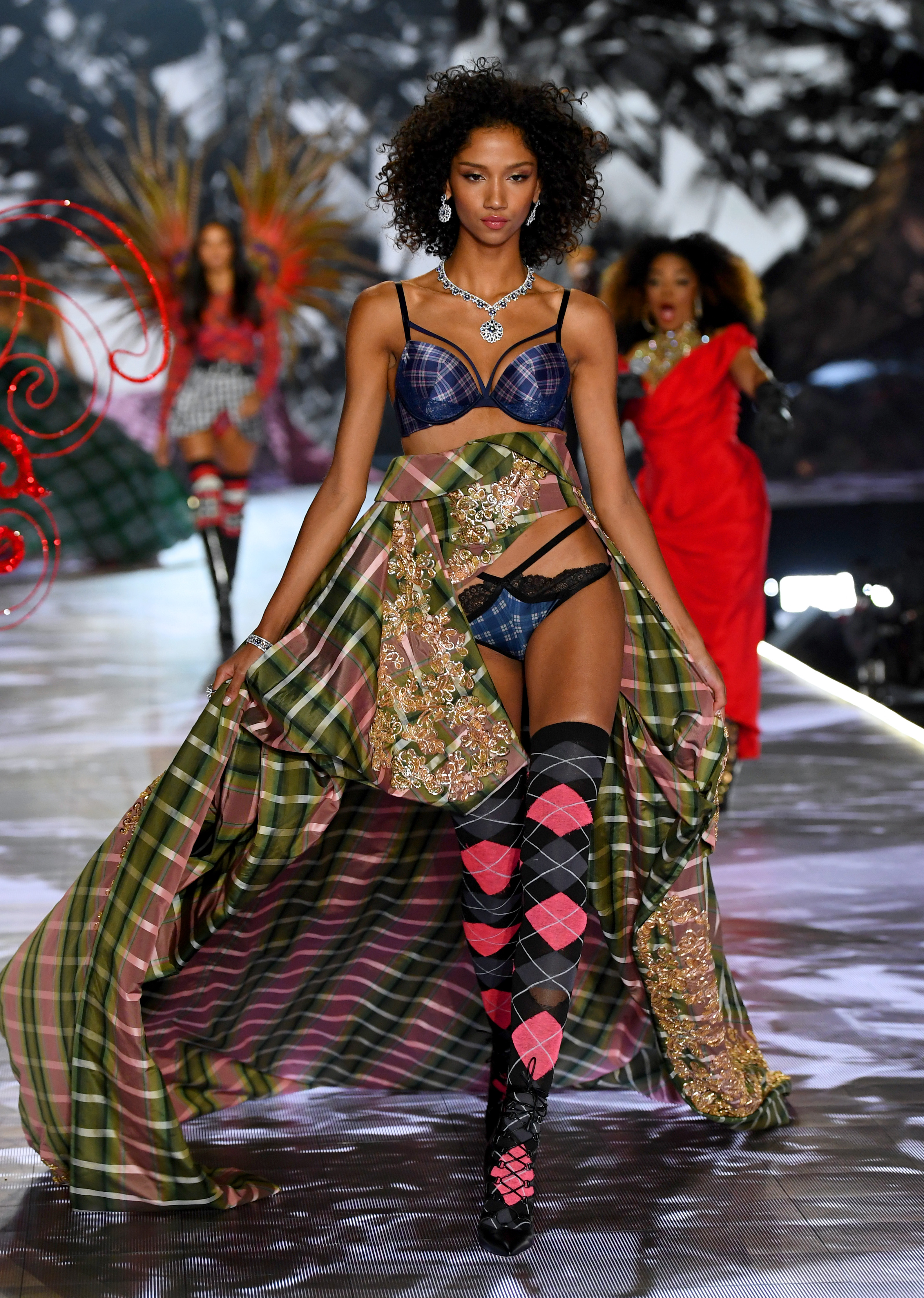 Aiden Curtiss walks the runway during the 2018 Victoria's Secret Fashion Show at Pier 94 on November 8, 2018, in New York City. (Getty Images)