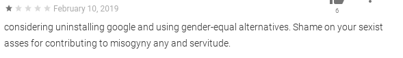 The app has been highly criticized for its sexist use, and the stores have been blamed for hosting it. (Play Store)