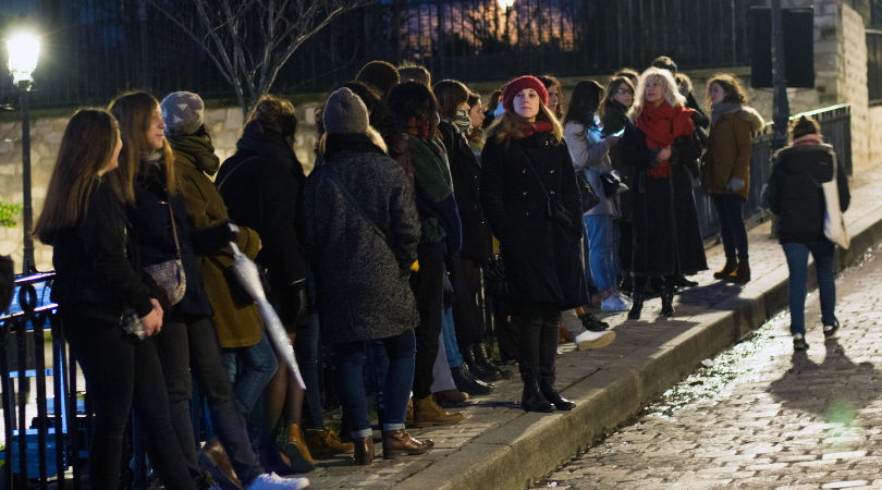 Prey BTS: Over 100 women took part in the short. (Acim Vasic)