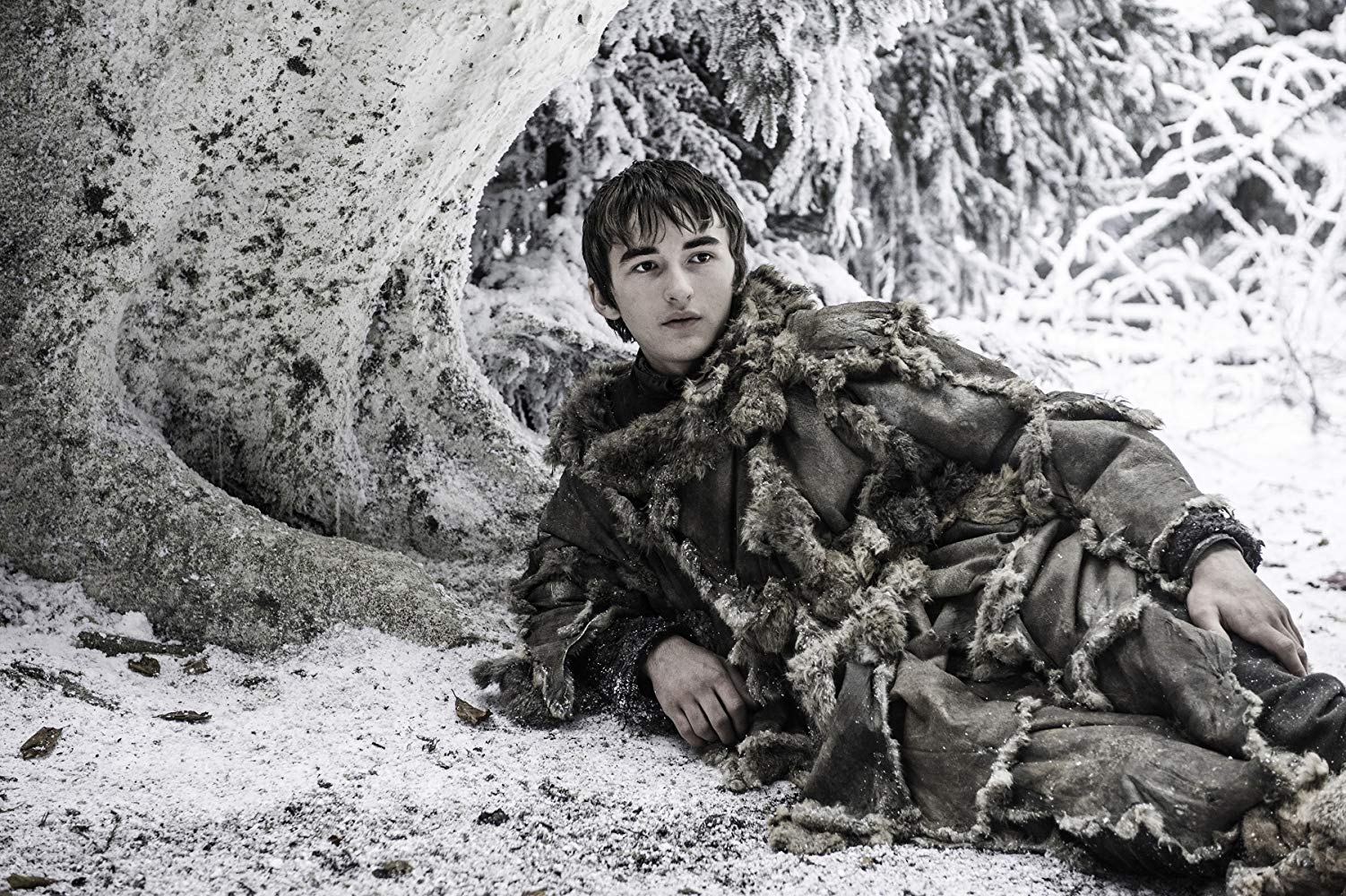 Isaac Hempstead Wright as Bran Stark in Game of Thrones (2011). (Source: IMDB)