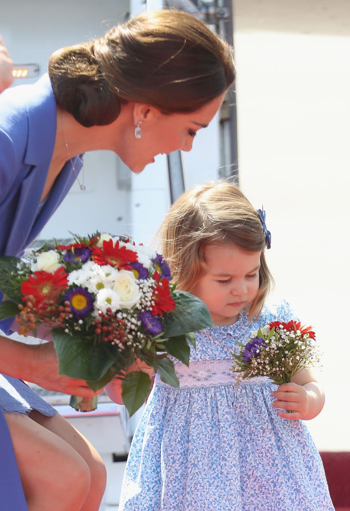 Kate Middleton with Princess Charlotte in Berlin, Germany on July 19, 2017 (Photo by Chris Jackson/Getty Images)