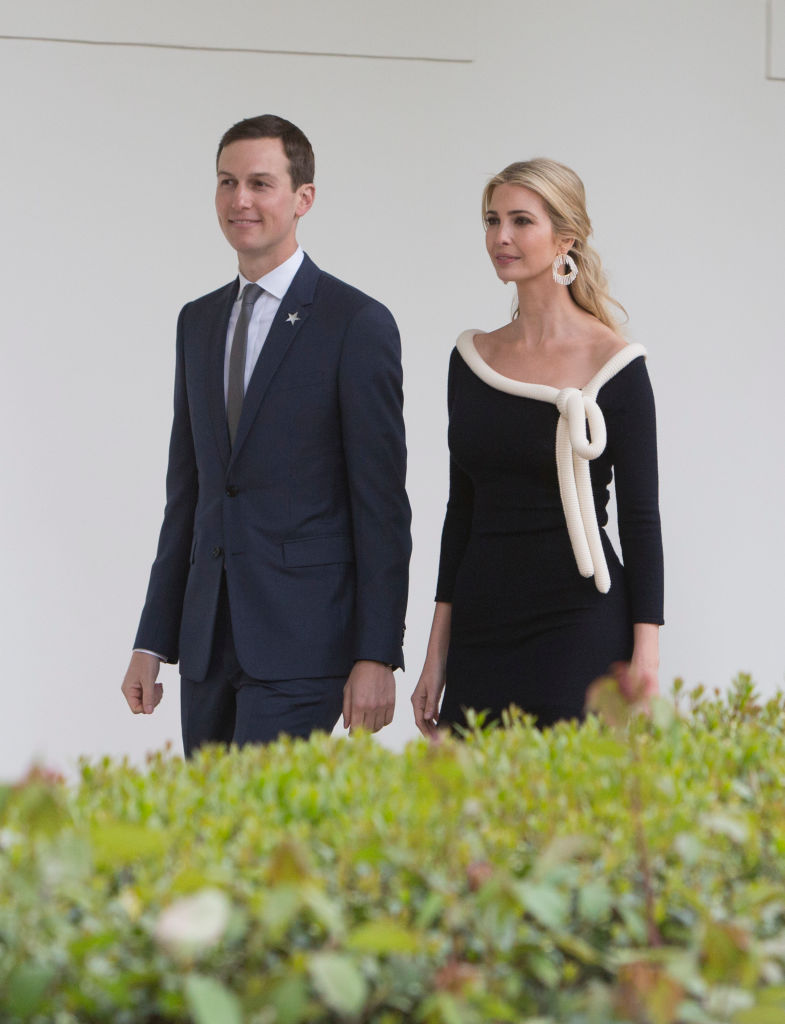 Jared Kushner and his wife Ivanka Trump who believes her father Donald Trump started a "great American dynasty" (Source: Getty Images)