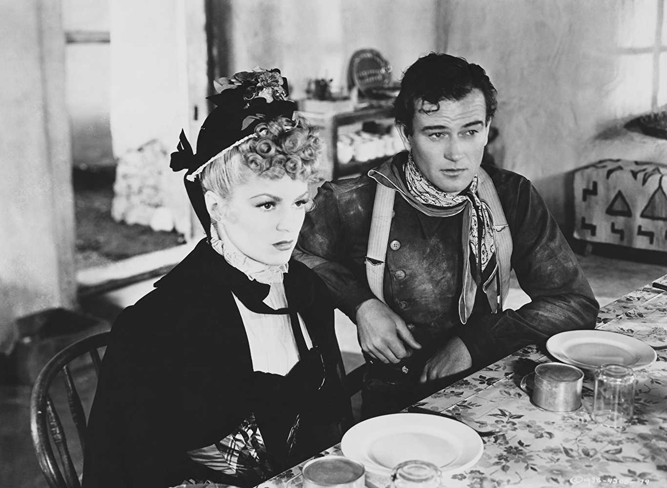 John Wayne and Claire Trevor in Stagecoach (1939). (IMDb)