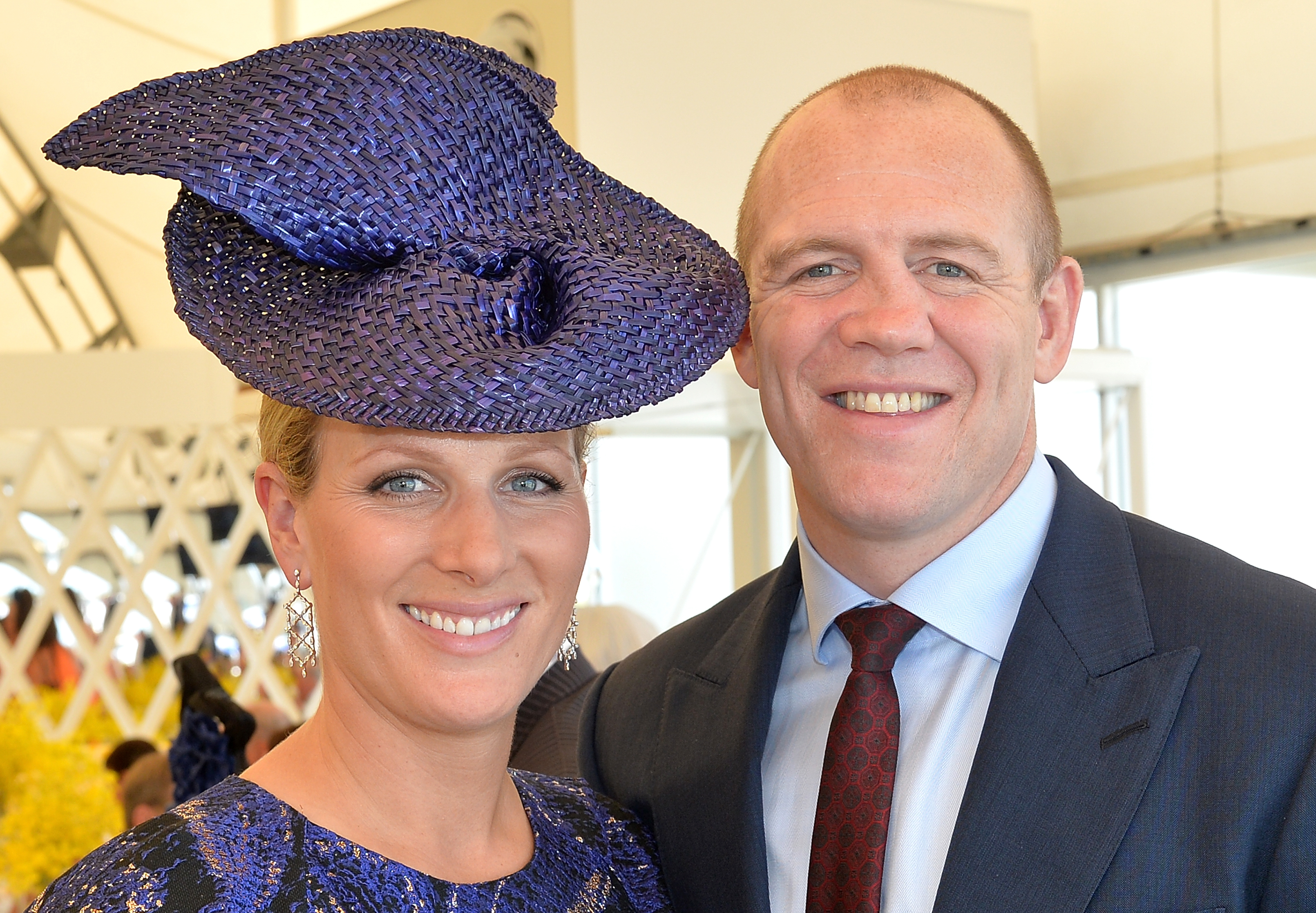 Zara Phillips and Mike Tindall attend the Magic Millions Raceday at Gold Coast Turf Club on January 9, 2016 in Gold Coast, Australia.