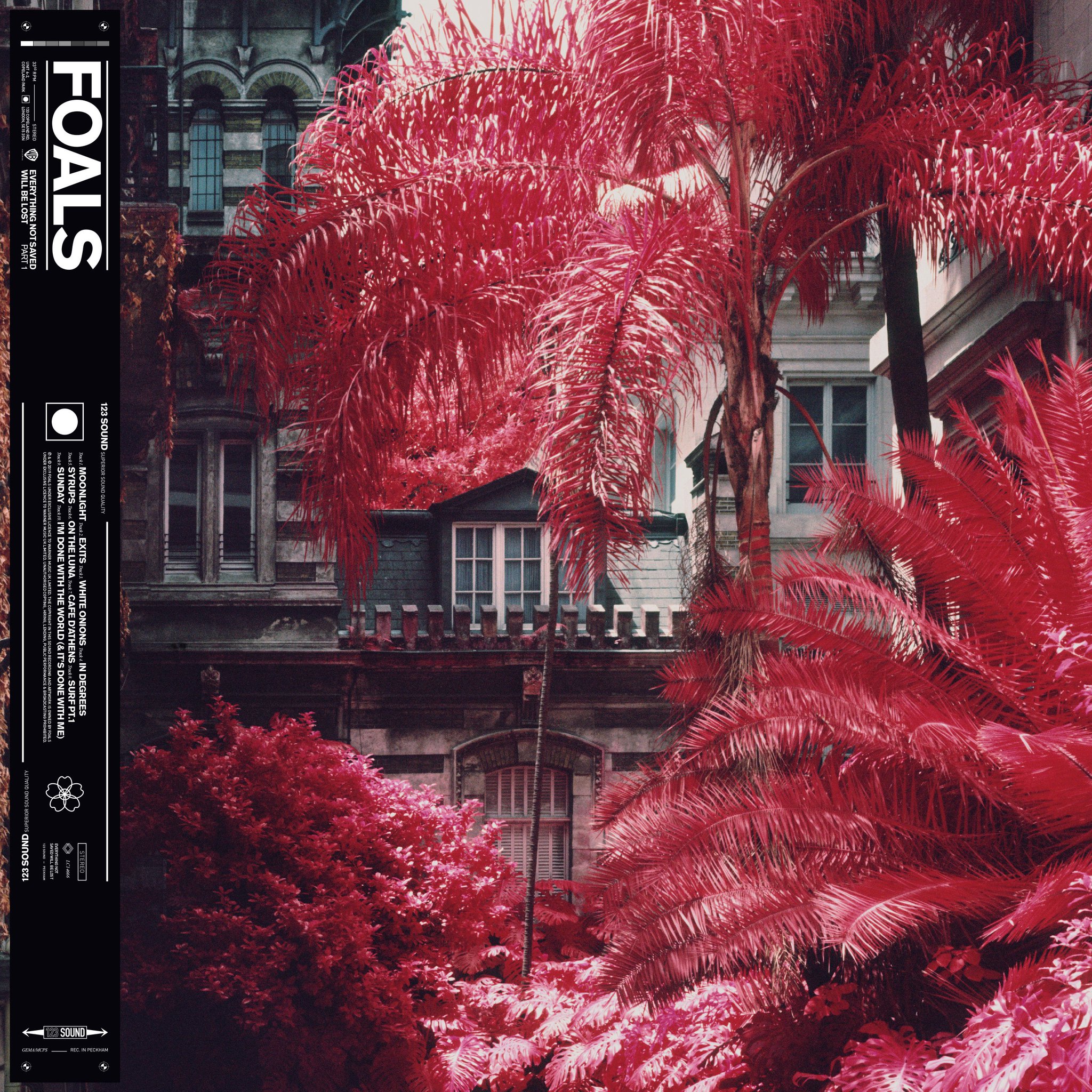 Album art for Foals' upcoming album 'Everything Not Saved Will Be Lost Part 1'.