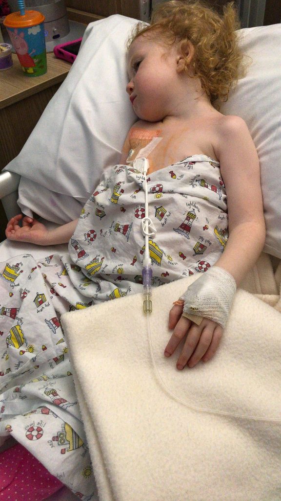 Two weeks after the emergency operation, biopsy results revealed that Dottie was suffering from Burkitt lymphoma, which is known to be a fast-growing type of high-grade non-Hodgkin lymphoma. (Source: Mercury Press)
