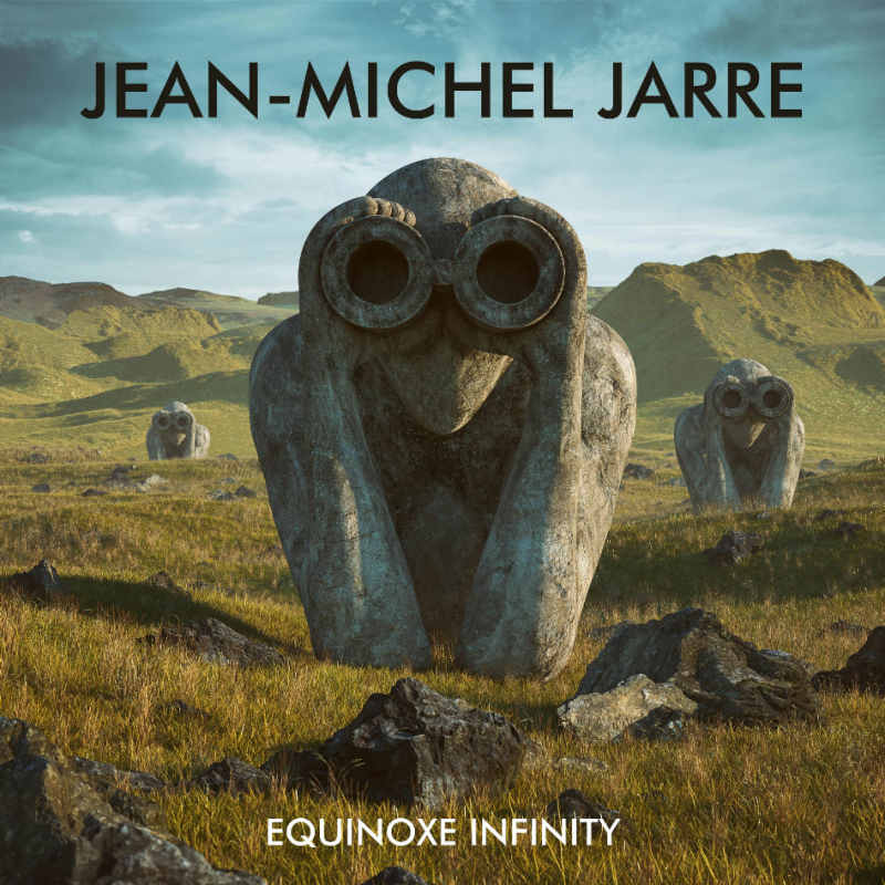 One of two alternate album covers for Jean-Michel Jarre's 'Equinoxe Infinity'