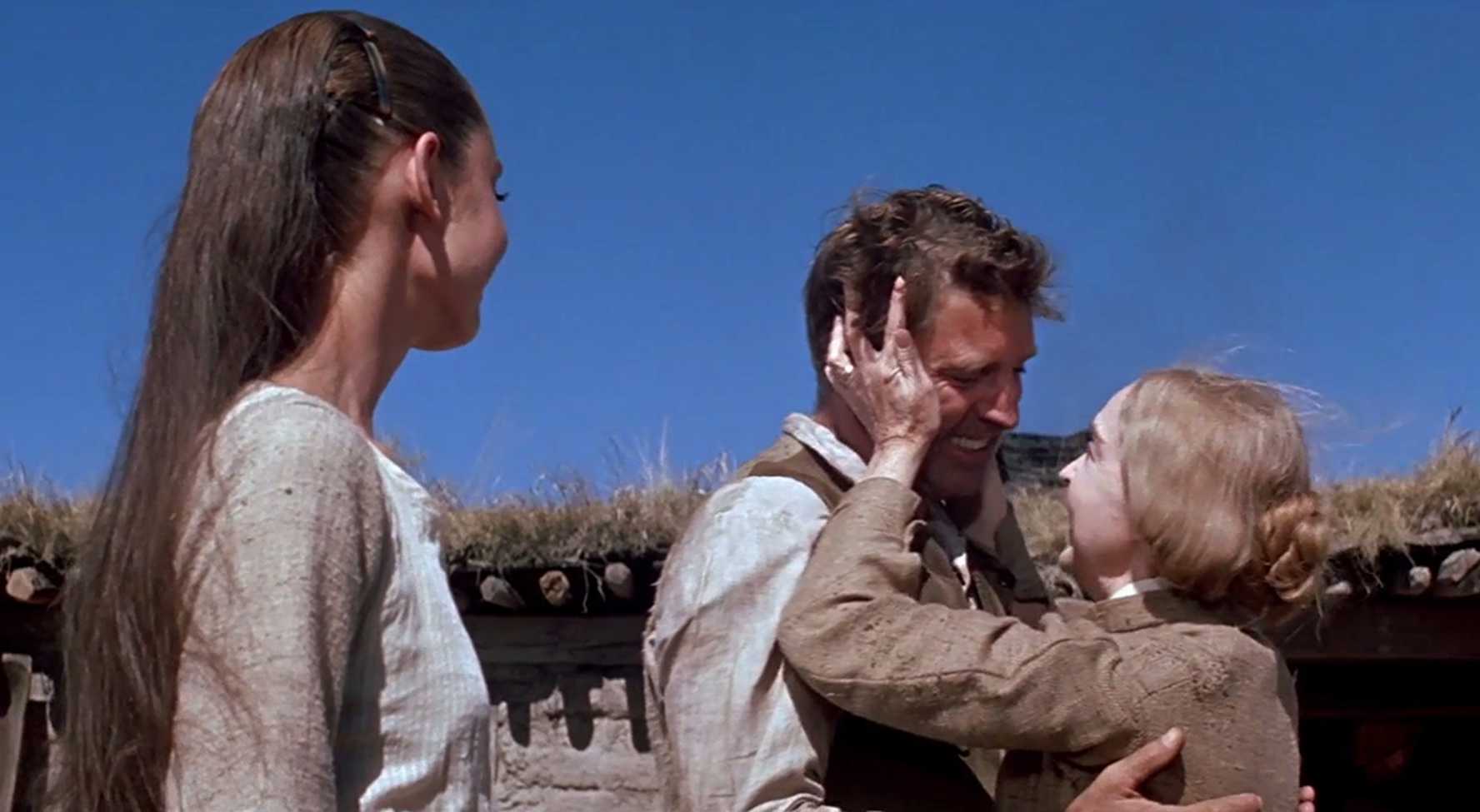 Audrey Hepburn, Burt Lancaster, and Lillian Gish in The Unforgiven (1960). (IMDb)