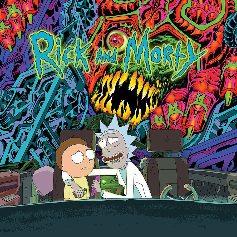 Artwork for the 'Rick and Morty Soundtrack' album.