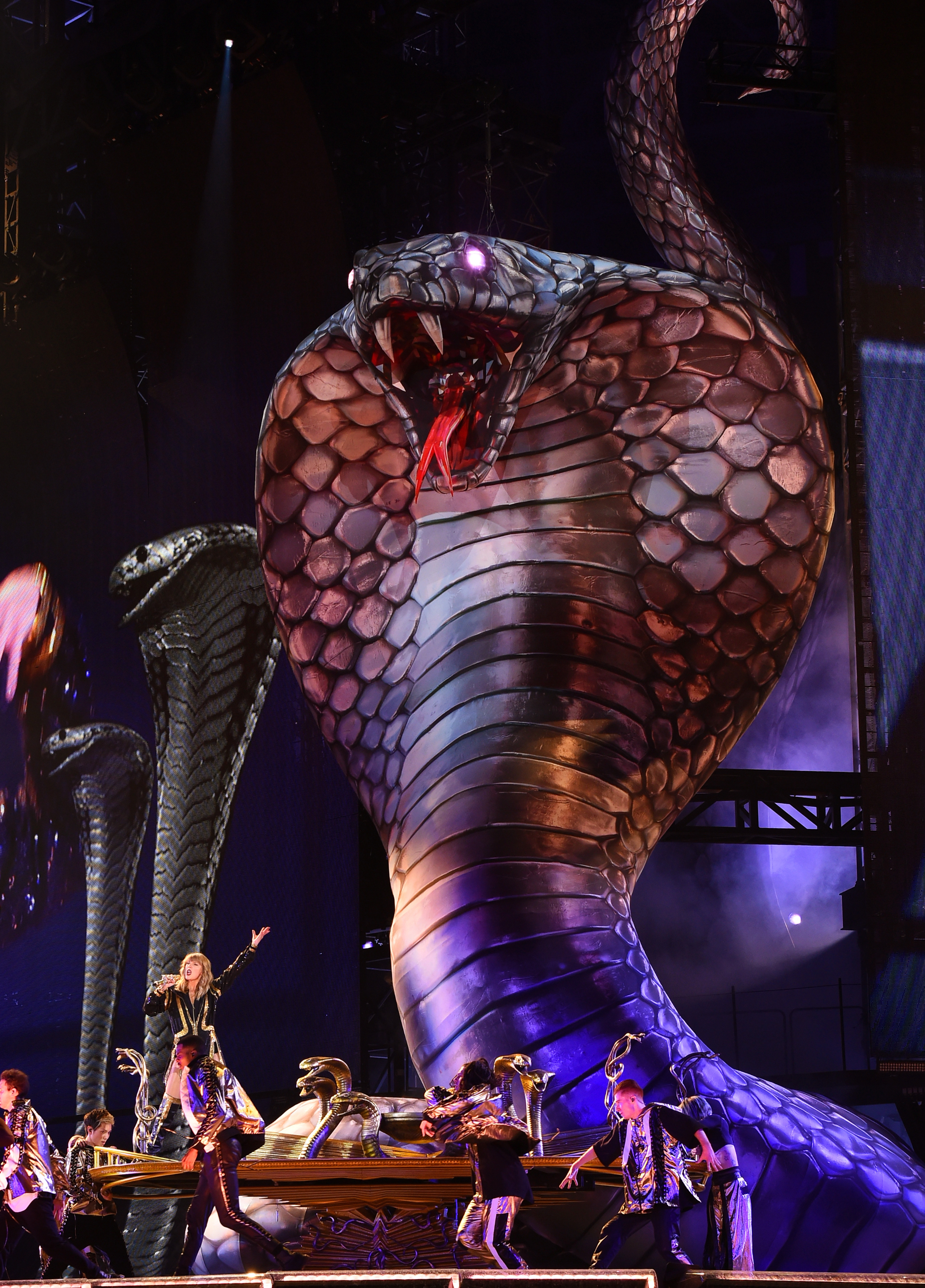 Taylor Swift performs onstage during opening night of her 2018 Reputation Stadium Tour at University of Phoenix Stadium on May 8, 2018, in Glendale, Arizona (Source: Getty Images)