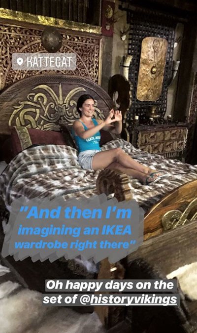 Instagram Story of Alicia Agneson