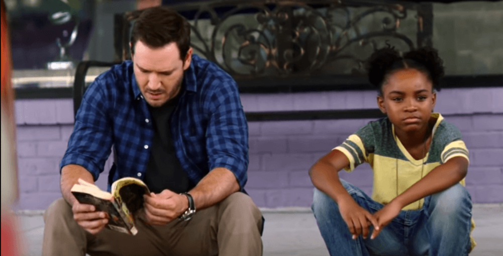 starts off with Brad Wolgast (Mark-Paul Gosselaar) (L), a federal agent who has been given the task of retrieving the young Amy (Saniyya Sydney) (R) after she has been chosen to appear as a test subject for a risky medical trial called Project Noah. Source: Fox