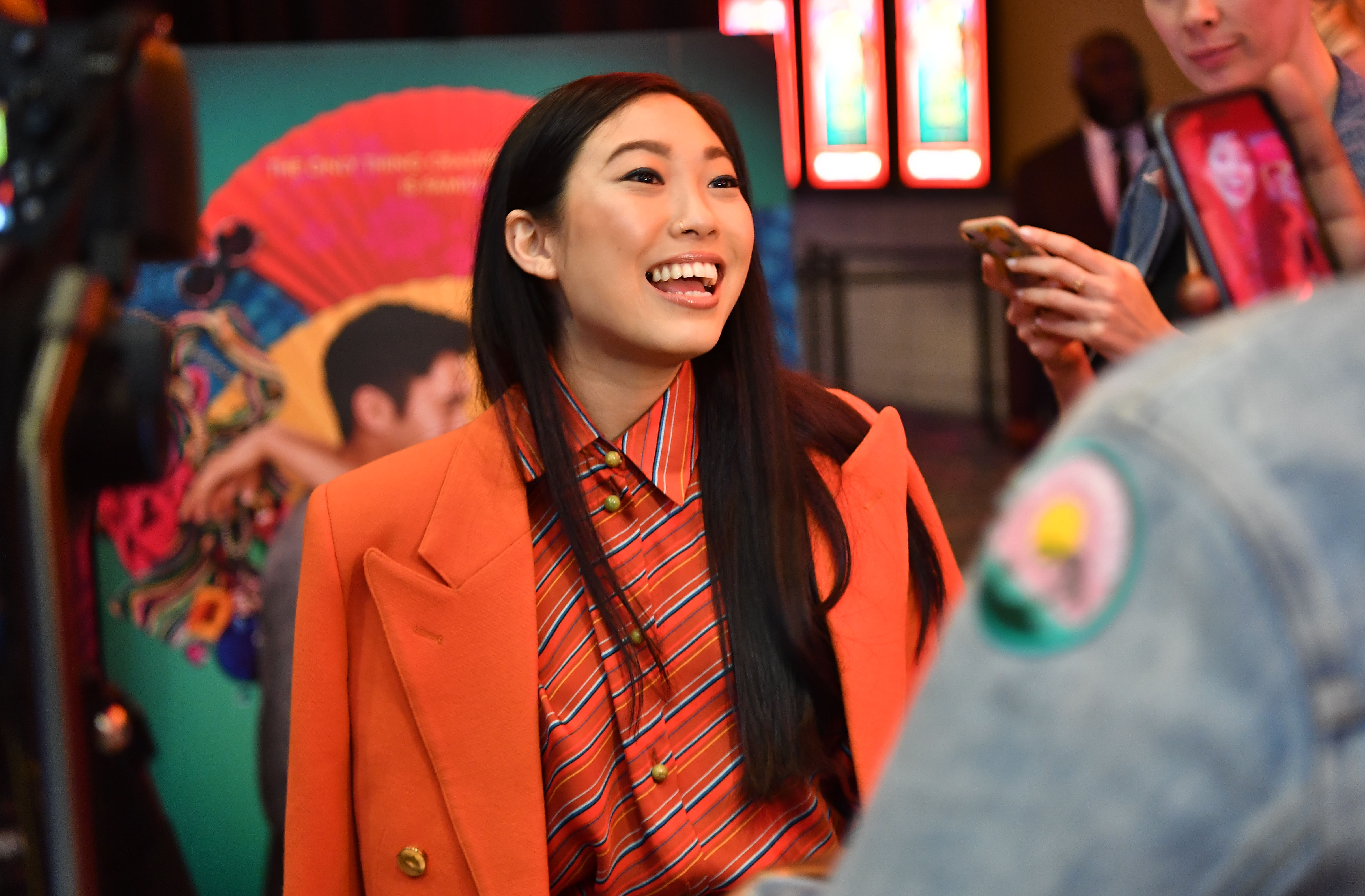 Actress Awkwafina attends 'Crazy Rich Asians' Atlanta Red Carpet Screening at Regal Atlantic Station on August 2, 2018 in Atlanta, Georgia.