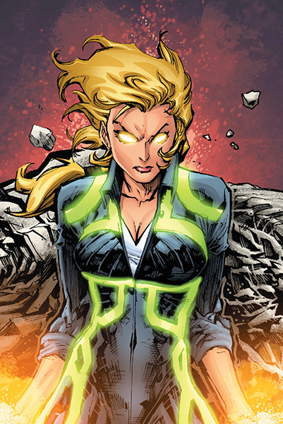 Terra at full power.
Source: DC Universe