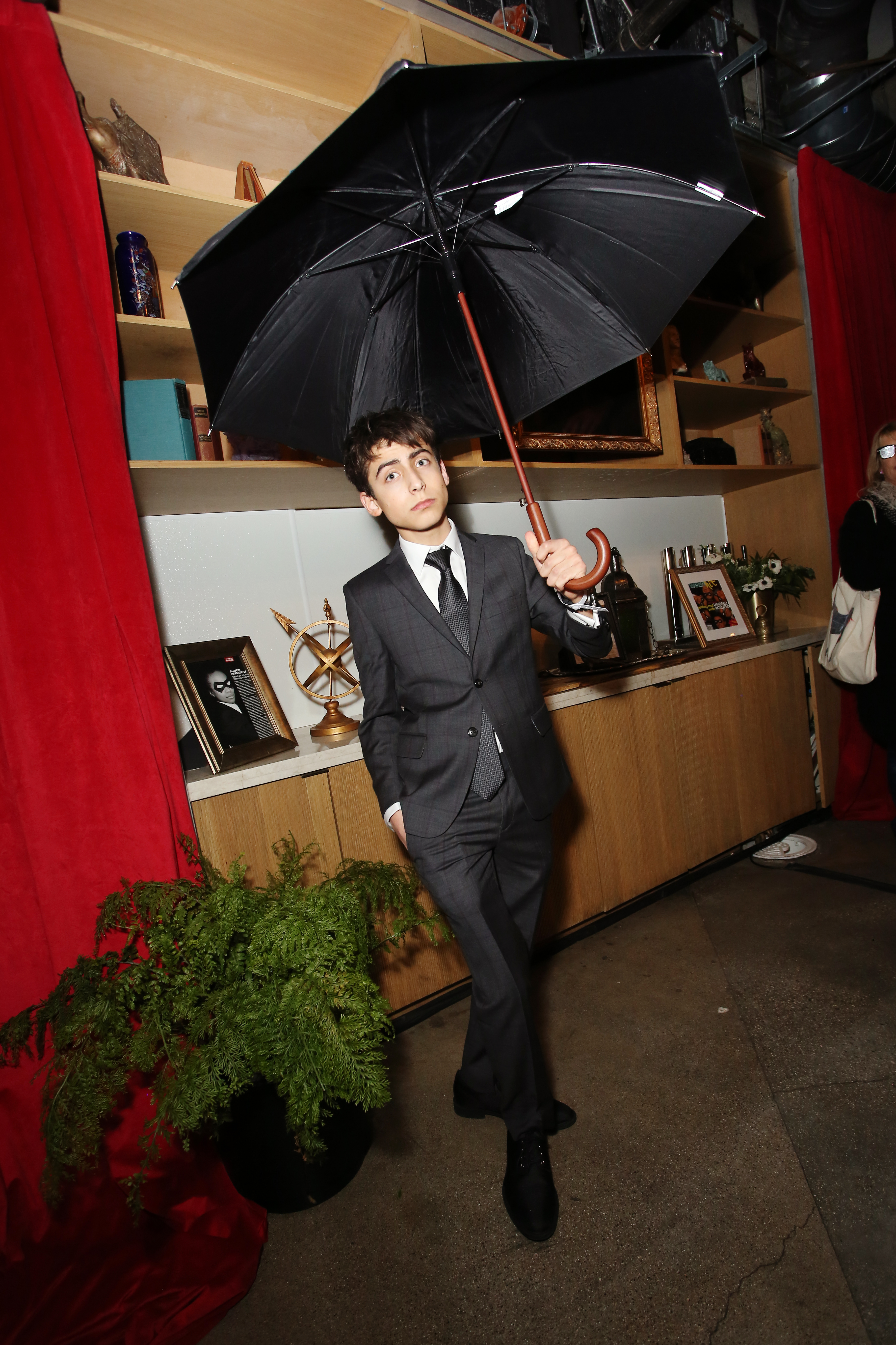 Aidan Gallagher attends 'The Umbrella Academy' Premiere on February 12, 2019, in Hollywood, California.
(Photo by Rachel Murray/Getty Image)