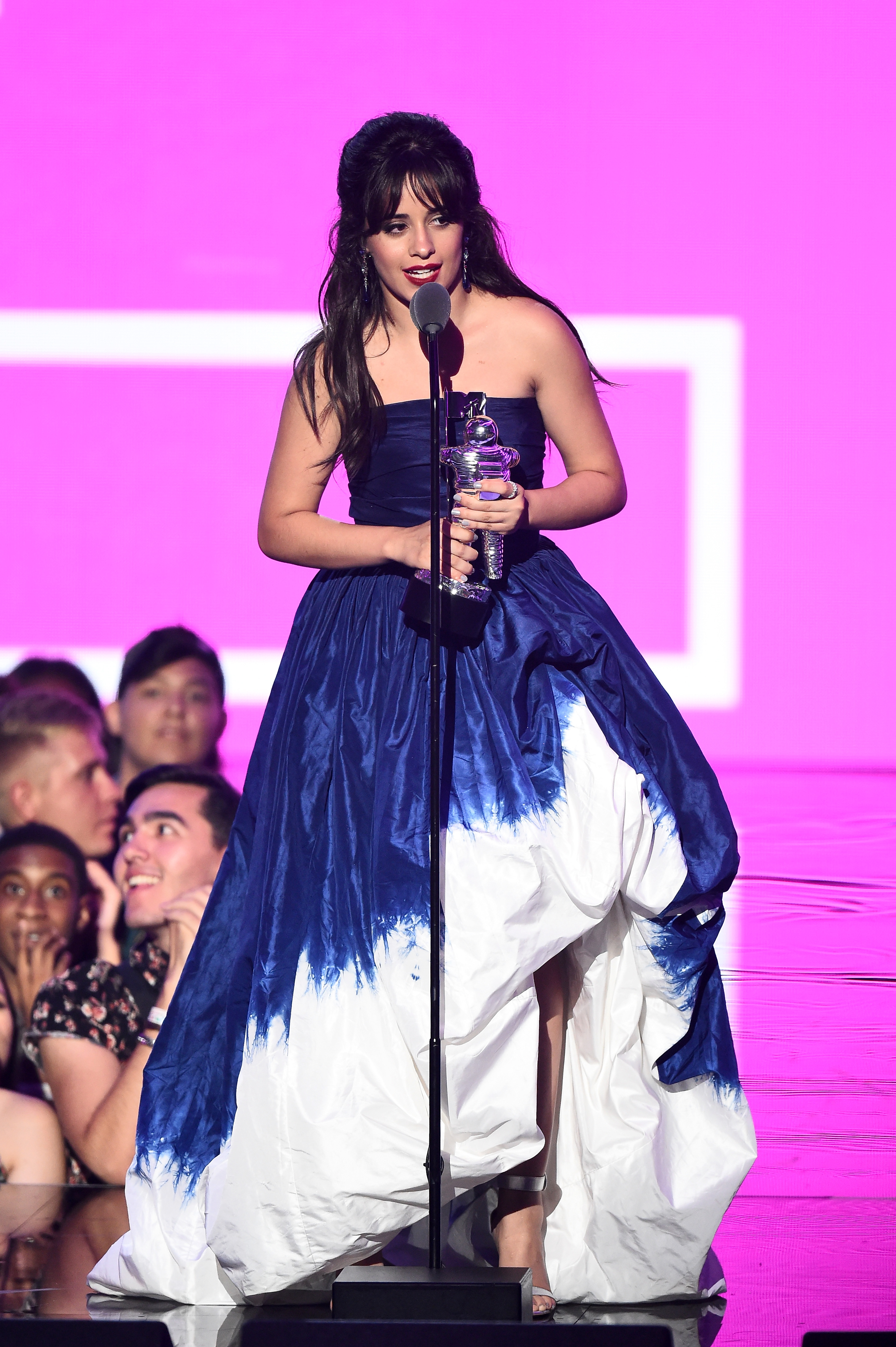 Camila Cabello accepts the award for Video of the Year onstage during the 2018 MTV Video Music Awards at Radio City Music Hall on August 20, 2018 in New York City.