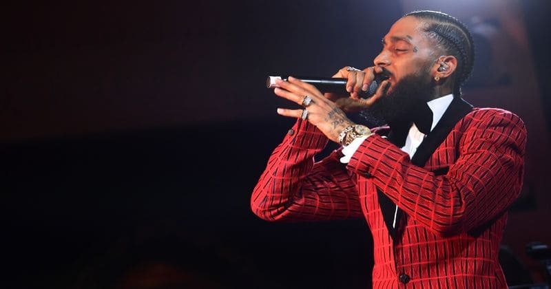 Rapper Nipsey Hussle was shot dead in a gun shooting in Los Angeles on Sunday (Getty Images)