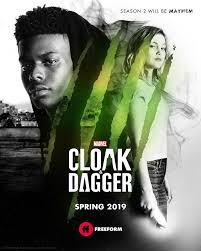 A poster of the upcoming season of 'Cloak and Dagger'. (Source: Freeform)